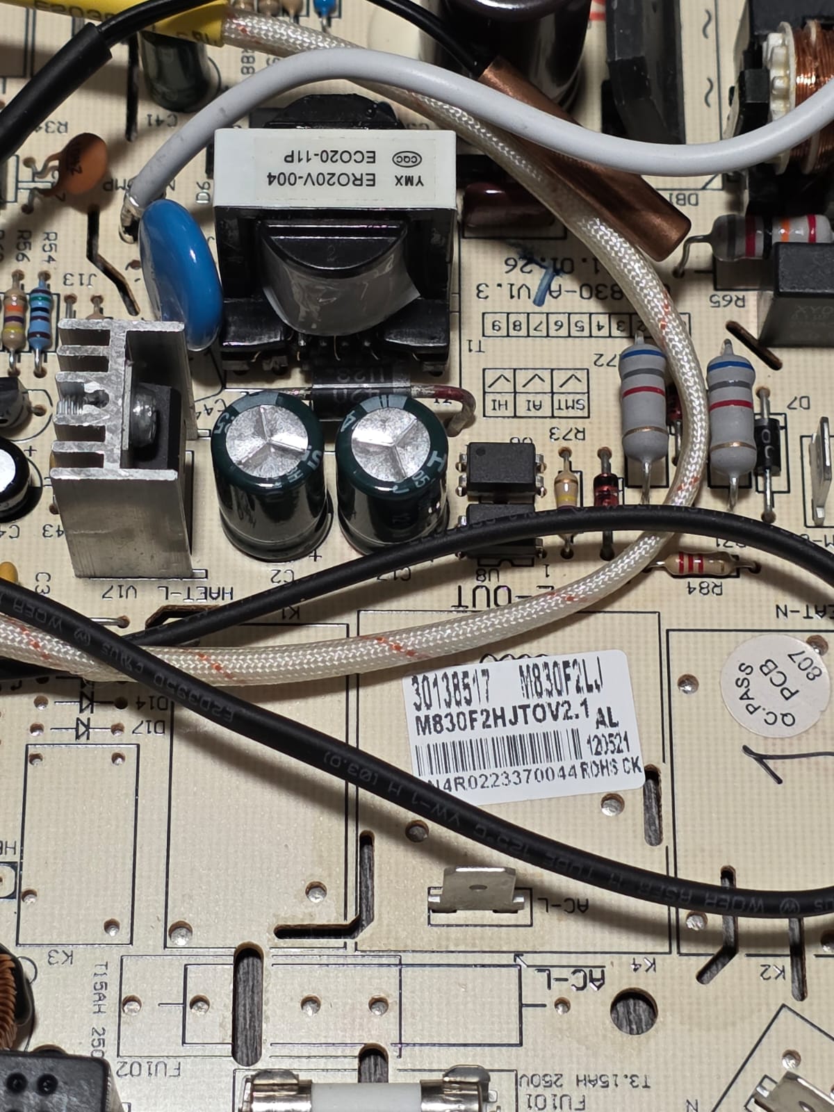 PLACA DE CONTROL m830f2hjtov2.1
