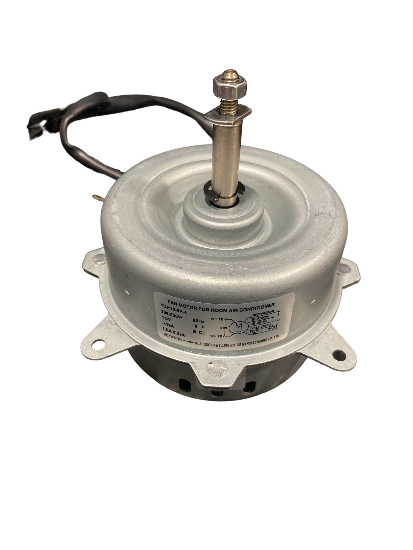 MOTOR VENTILADOR YDK15-6P-4 / 208-230V / 60HZ/ 63W / SERIE: 11002012005683