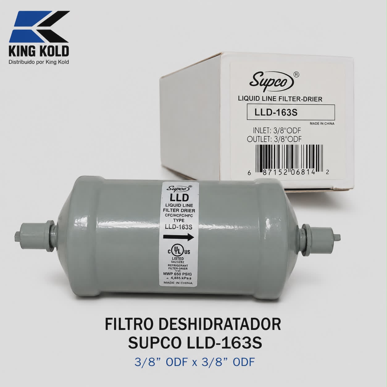 Aislador de Vibración Castel 7690/9 1-1/8” ODS para Refrigeración