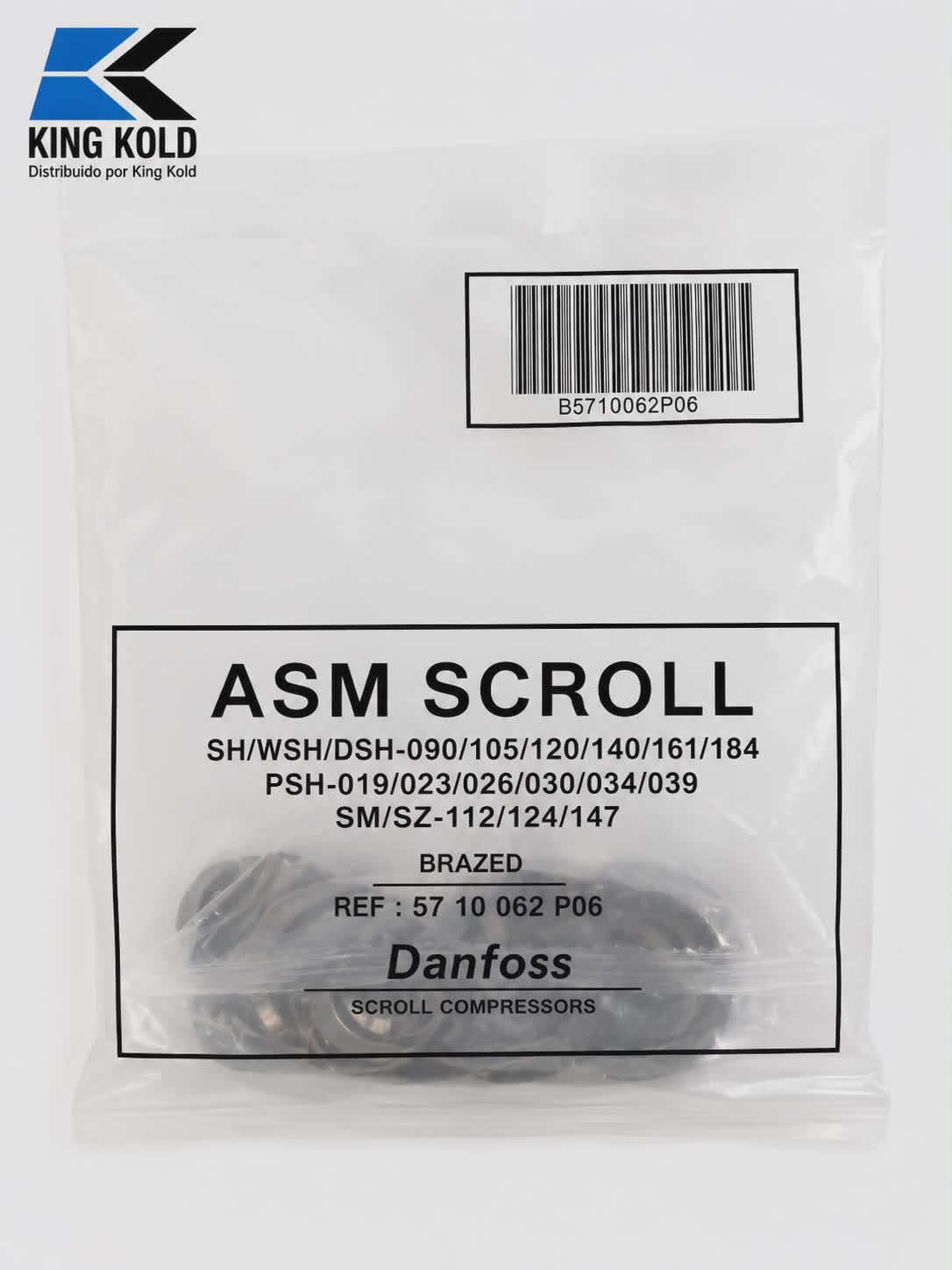 Kit ASM Scroll Danfoss 57 10 062 P06 para Compresores Scroll HVAC