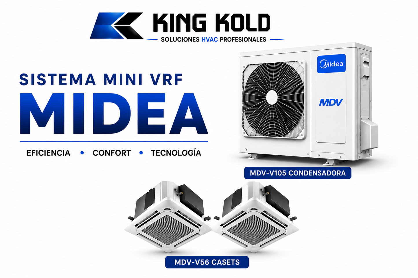 kit mini VRF MIDEA MDV-V105W/DVN1