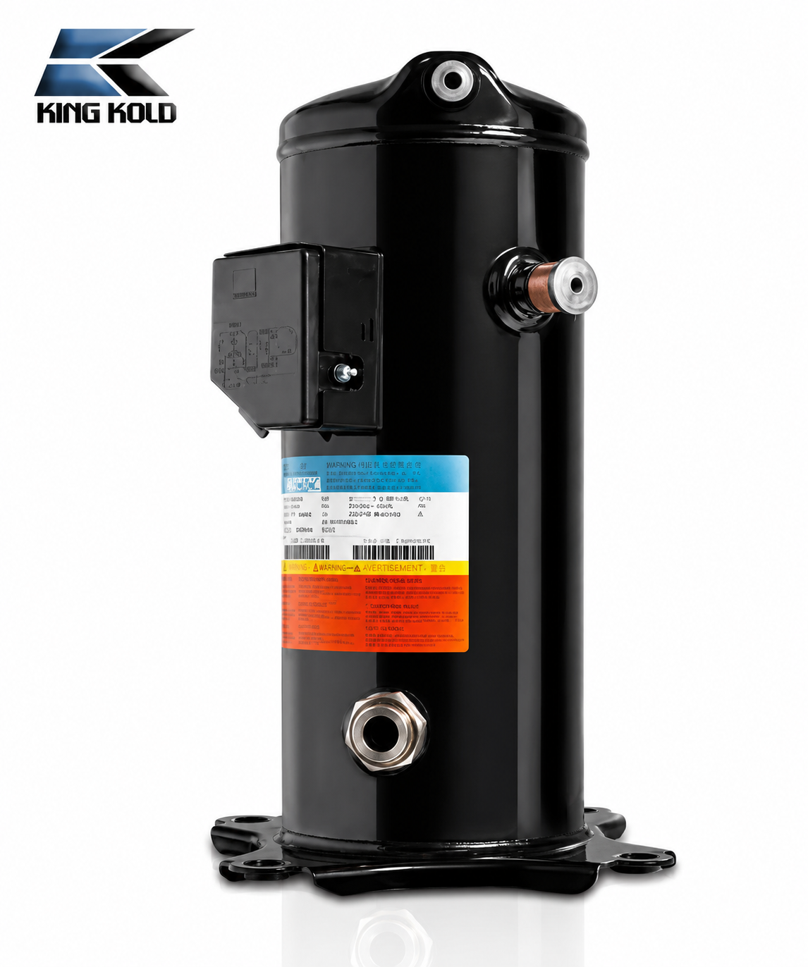 Compresor Scroll Invotech YM86E3S-100 5 HP 220V Monofásico R404A