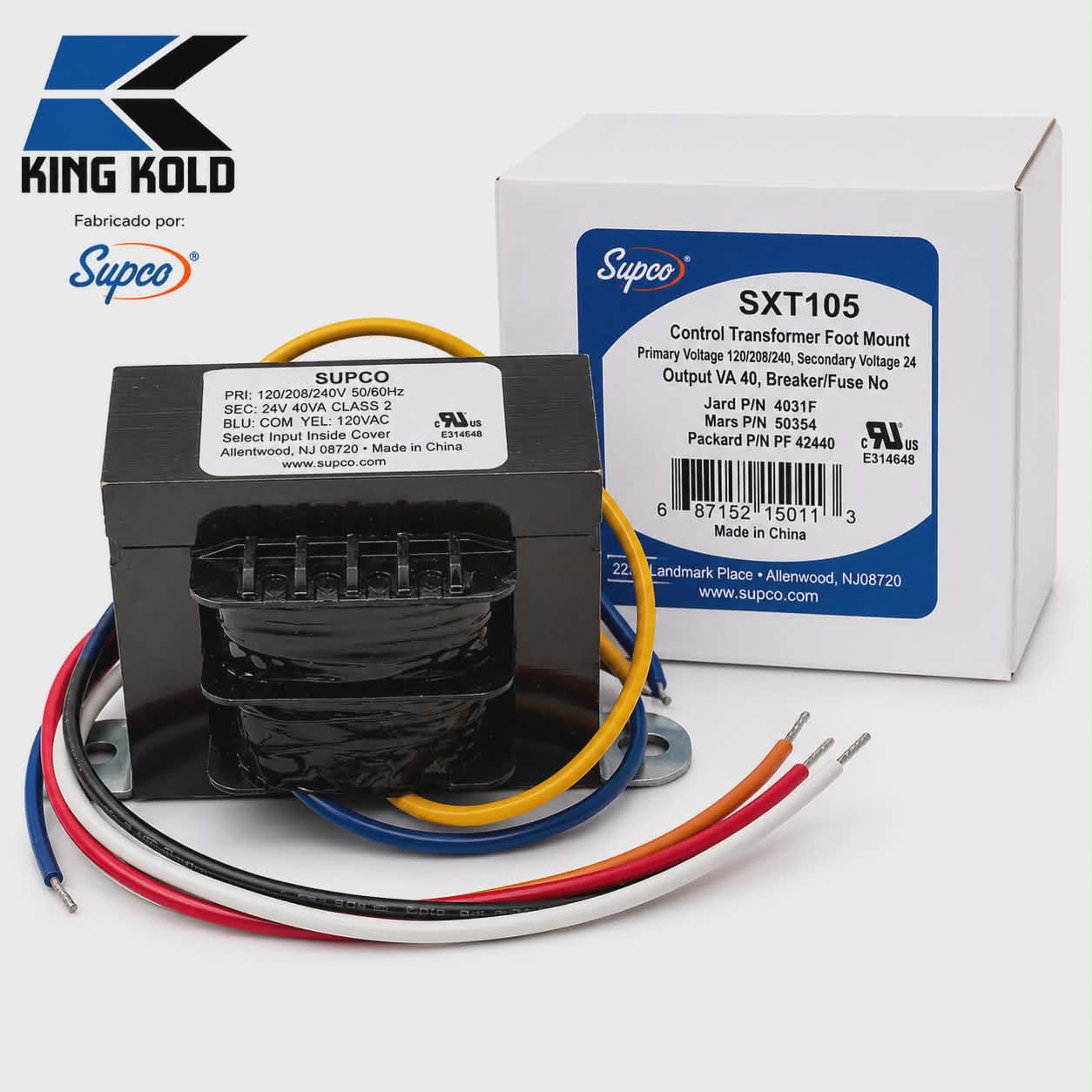 Transformador de control SUPCO SXT105