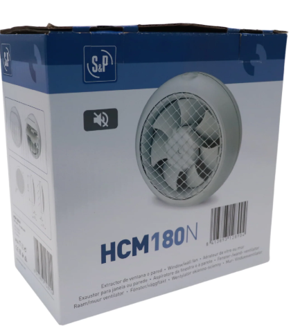 EXTRACTOR DE PARED O CRISTAL HCM-180N
