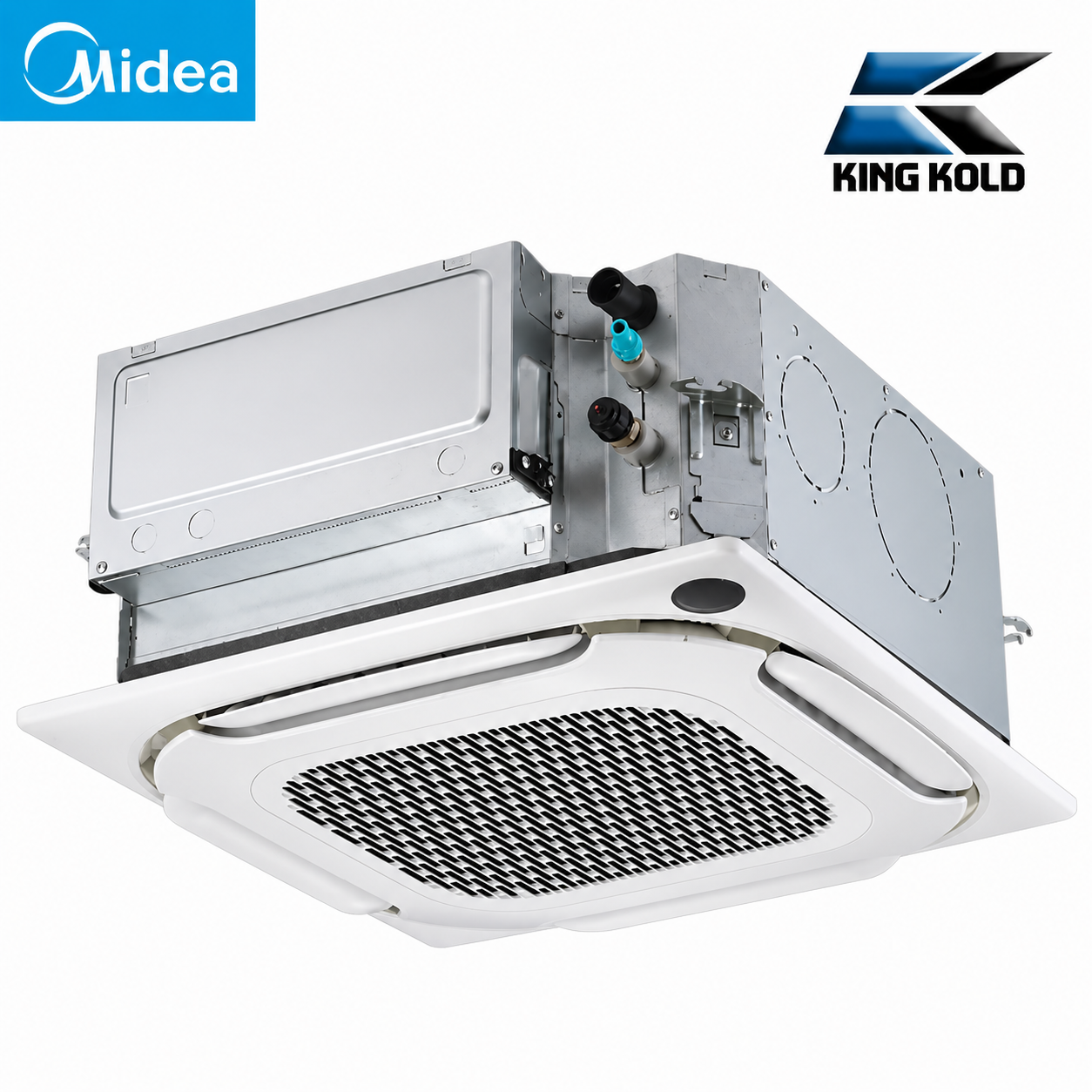 Evaporadora Cassette VRF Midea MDV-D140Q4IN1-D – 4 Toneladas – 47,800 BTU/h
